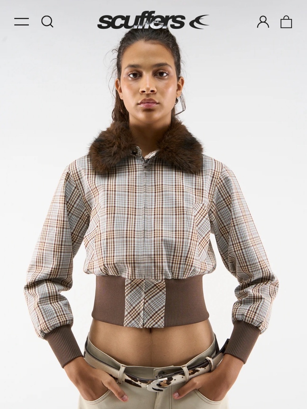 SCUFFERS CROPPED COAT - NEW WITHOUT TAGS!